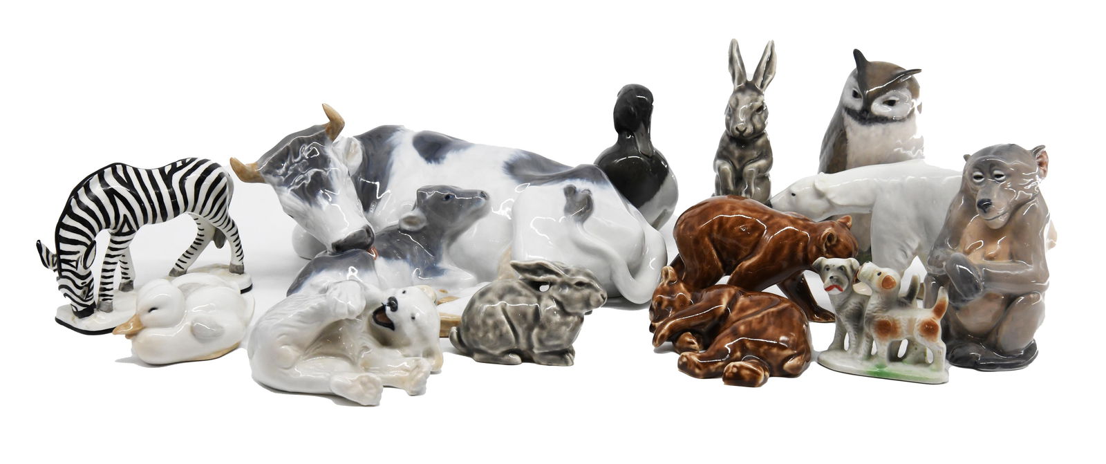 Group of Assorted Animal Ceramics incl Royal Copenhagen Denmark (1 of 19)