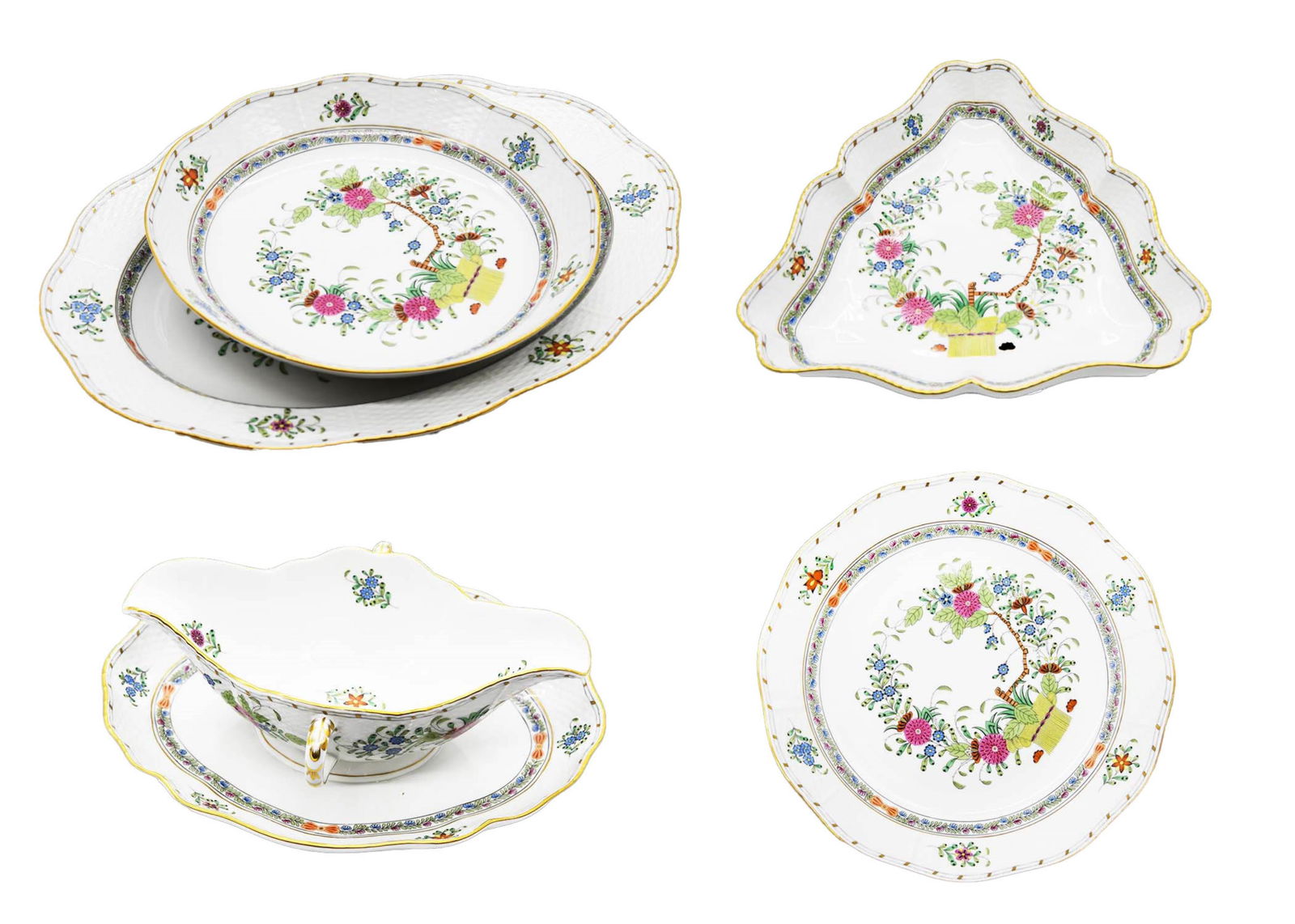 Group of 4 Herend Porcelain Serving Platters #2 (1 of 18)