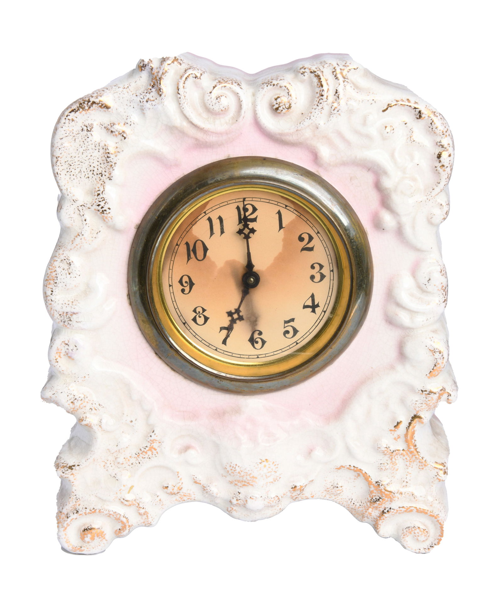 20th Century Porcelain Table Clock (1 of 9)