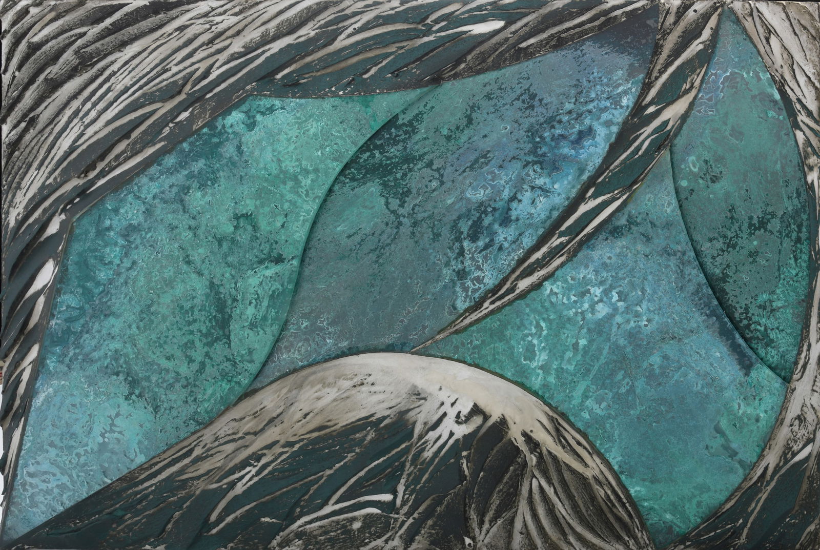 Laddie John Dill, Long Beach, CA 1943, Untitled, Cement, Glass, Ground Mineral & Oxides - Custom (1 of 12)