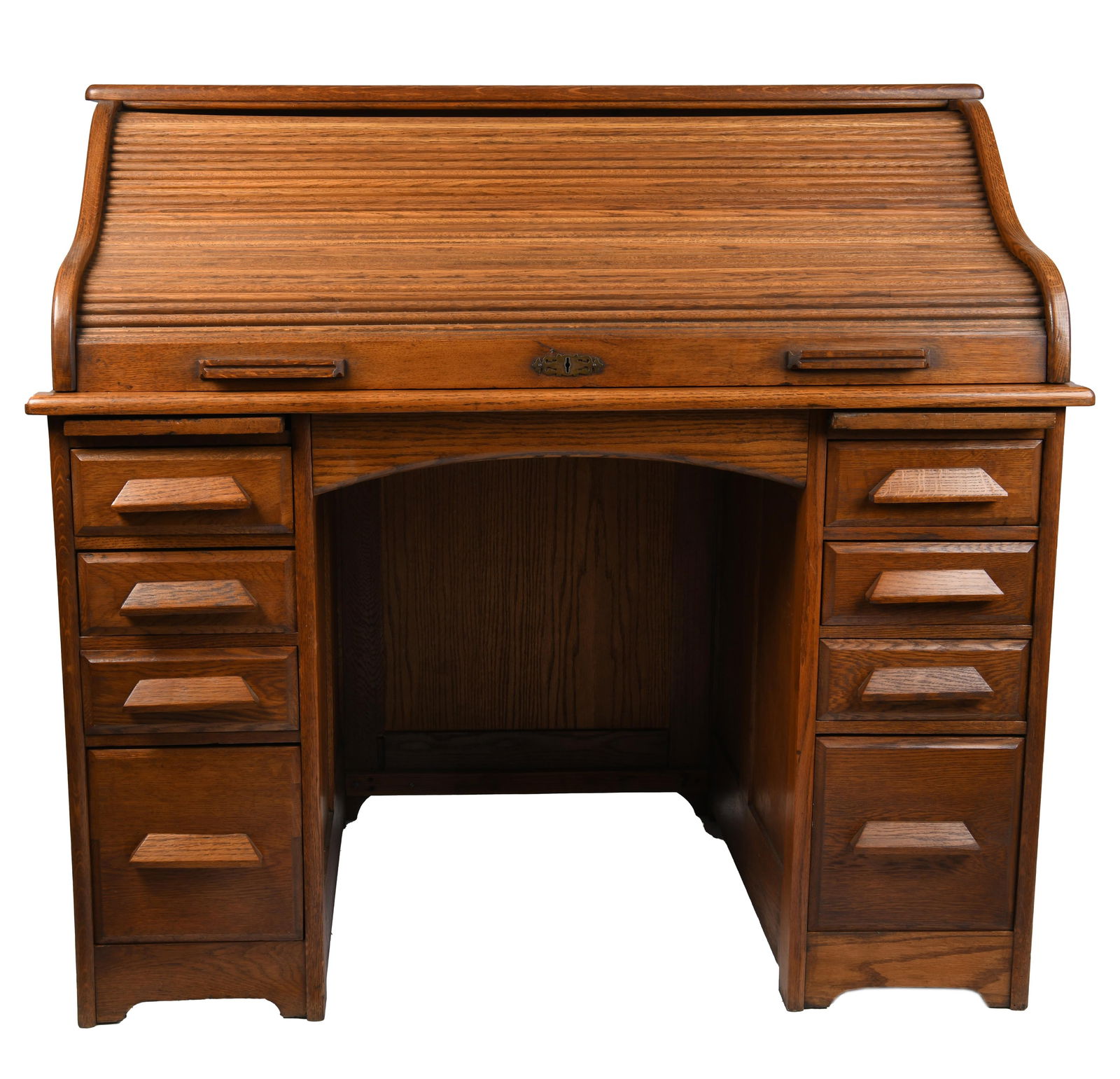 Antique Oak Roll Top Desk (1 of 16)