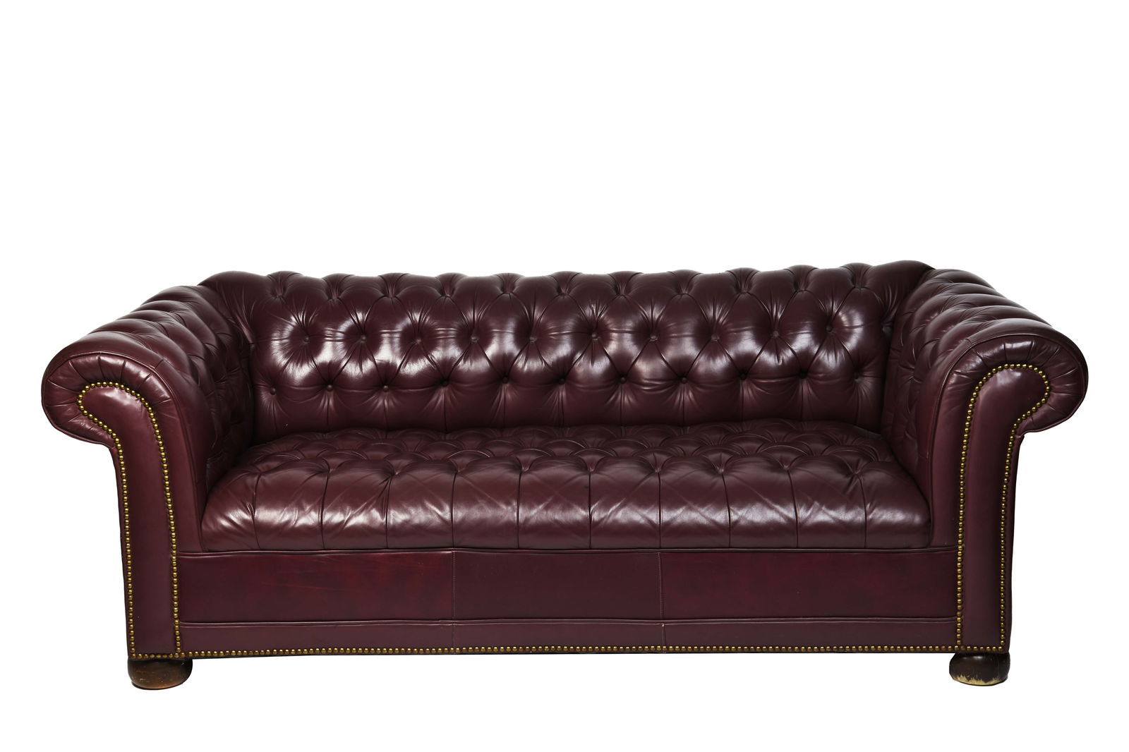 Vintage Style Leather Chesterfield Sofa (1 of 12)