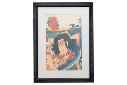 Utagawa Kunisada, Japanese 1786-1865, Utagawa Kunisada, Kabuki Theatre Actor Toyokuni III Japanese W