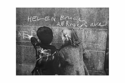 Arthur Leipzig, American 1918-2014, Graffiti (Helen Bruce 28 Roger?s Ave)