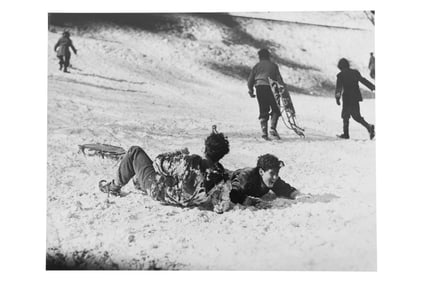 Arthur Leipzig, American 1918-2014, Growing Up in New York, Prospect Park, Photograph