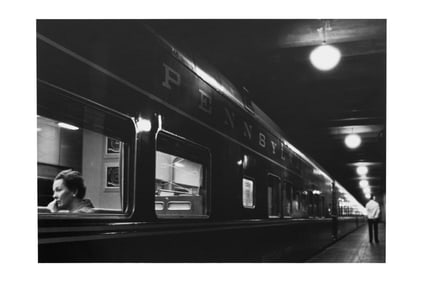 Louis Stettner, American 1922-2016, Penn Station, Hopper Lady, Photograph