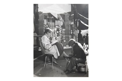 Jerry Dantzic, 1925-2006, Shoeshine Midtown, Silver Gelatin Print