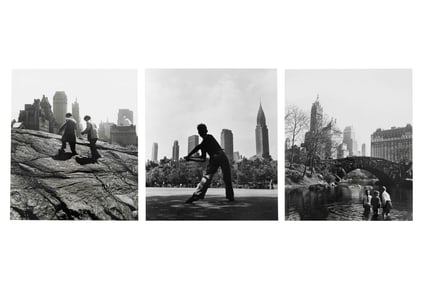 Fred Stein, 1909-1967, New York Boys, Group of 3, Silver Gelatin Prints