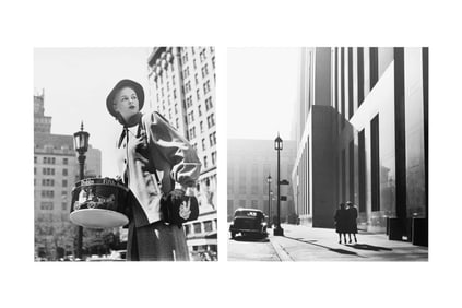 Fred Stein, 1909-1967, Foley Square & Dobs Fifth Avenue, Group of 2, Silver Gelatin Print