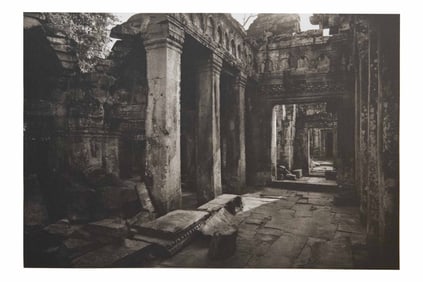 Kenro Izu, Japanese 1949-, Light Over Ancient Angkor, #31, Photogravure