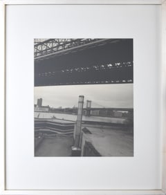 Tom Baril, American 1952-, Under the Brooklyn Bridge, 1996, Edition 5/25