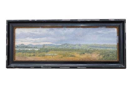 Punta Umbria, Huelva Spain Landscape, Oil on Canvas