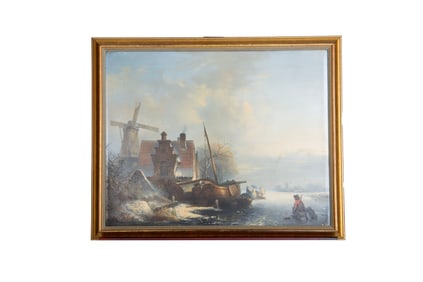 Henry Joseph Leickert, Frozen Canal