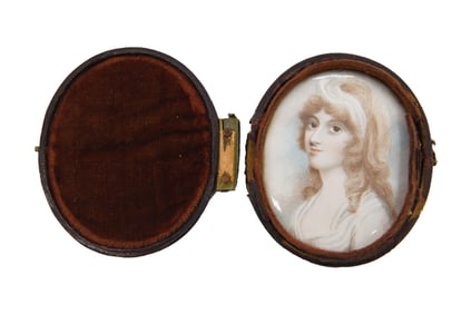 Andrew Plimer, Britain 1763-1837, Oval Miniature of a Duchess