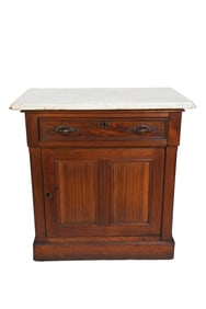 Marble Top Console Side Table
