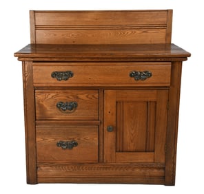 Early Cabinet Wash Stand