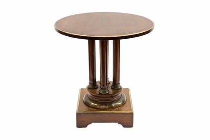 Art Nouveau Style Wood Side Table