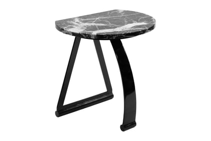 Custom Marble Top Side Table