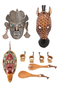 Group of African Masks