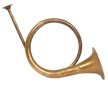Brass French Hunting Horn