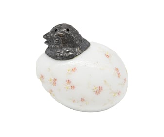 Mt Washington Victorian Opal White Dot Floral Chick Shaker