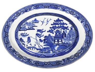 Minton Blue Willow Pattern Platter