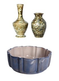 Group of 3 Stangl Ceramic Pottery incl. Pebblestone Glaze