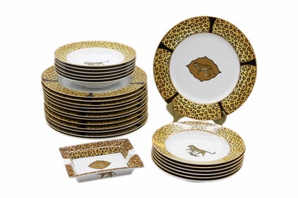 Lynn Chase Designs Amazonian Jaguar Dishwares
