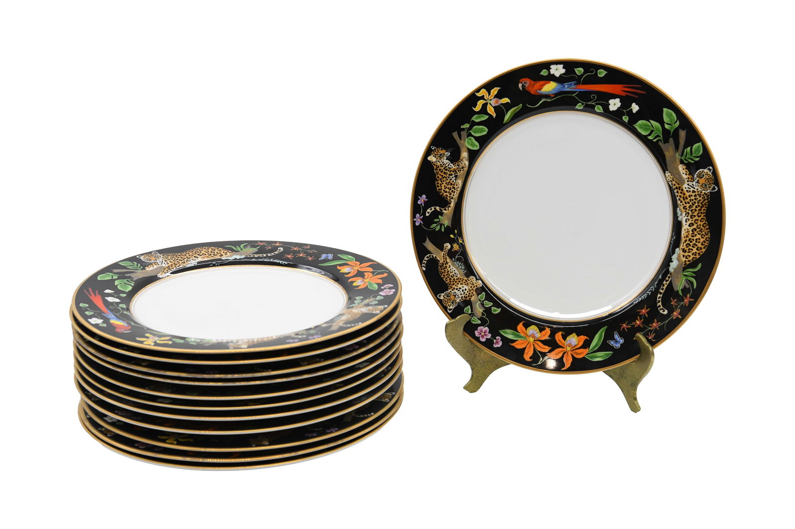 Lynn Chase Designs Jaguar Jungle Dinner Plates (1 of 9)