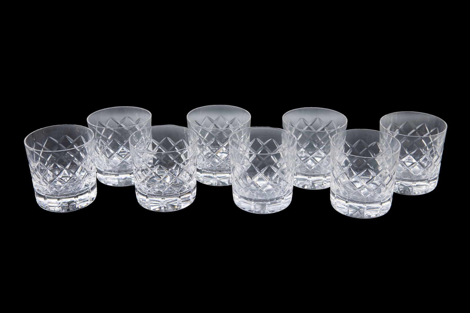 8 x Cartier Water Tumblers: 8 x Cartier Water Tumblers8 x Water tumblers - Hallmarked 'Cartier' 3.5" x 3.5"