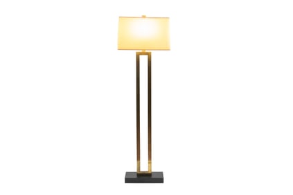 Robert Abbey Brass One Light Floor Lamp
