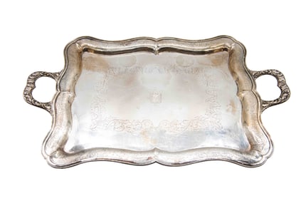 European .800 Silver Tray