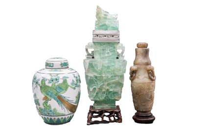 Group of 3 Chinese Decor
