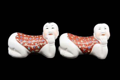 Pair of Chinese Porcelain Pillows