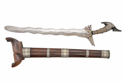 Antique Indonesian Serpentine Sword