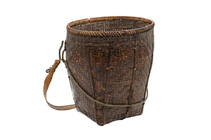 Antique Thai Basket with strap