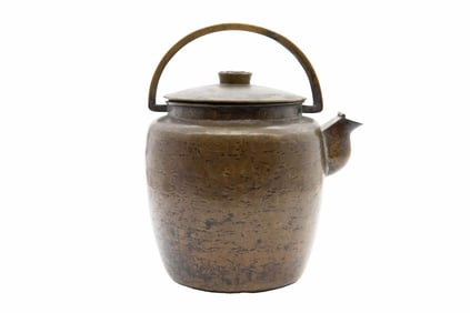Antique Copper Ceremonial Tea Pot