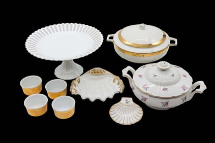 Group of 10 Porcelain/China incl. Lenox
