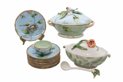 Group of Fitz & Floyd Tableware