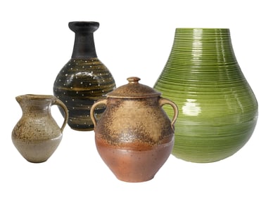 Group of 4 incl. Mark Hewitt American Art Pottery Ceramics
