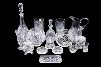 Group of Bohemia Crystal