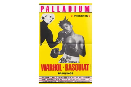 Warhol Basquiat Palladium Poster