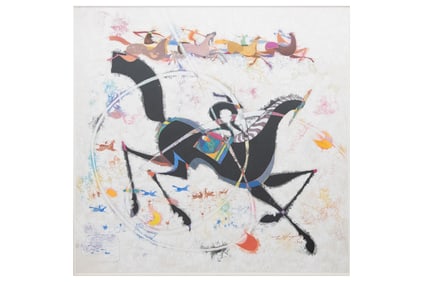 Cave Paintings, Horses, Li Zhong-Liang