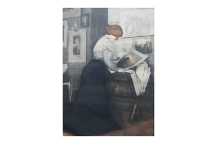 Dans L’Atelier, 1907,  Emmanuel Robbe