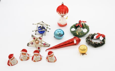 Assorted Christmas Ornaments incl. Japanese