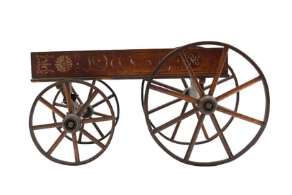 Antique Child's Daisy Wagon c.1900