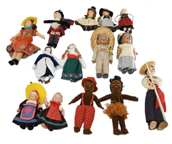 Group of Vintage European Dolls. Incl. Norah Wellings