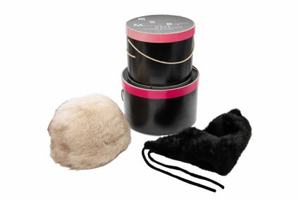 Miriam Rigler Fur Hats in Hat Boxes