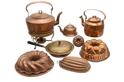 Group of Copper Kitchenwares