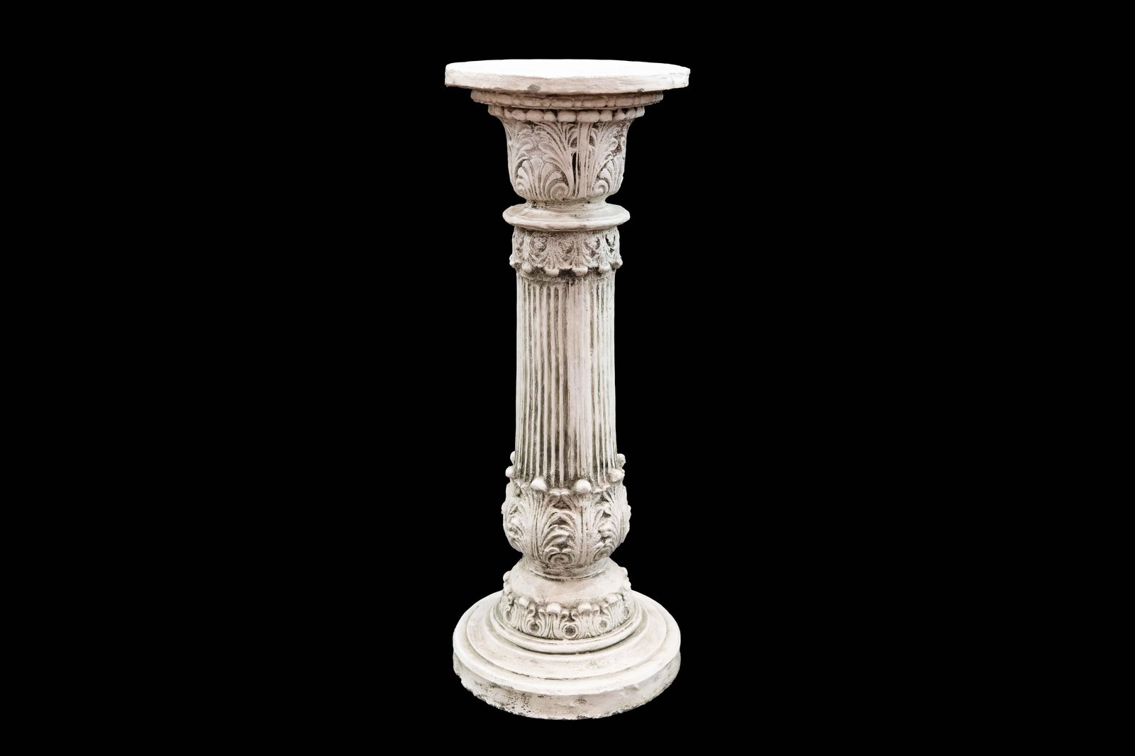 Capodimonte Style Ornate Pedestal: Capodimonte Style Ornate PedestalCapodimonte Style Ornate PedestalApproximate size: 36.25” H x 13” W x 13” D